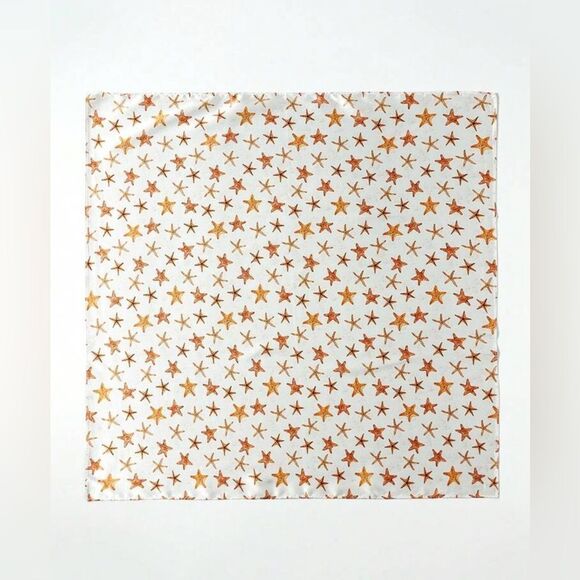 Star Patterned Scarf H1 - Picture 1 of 4